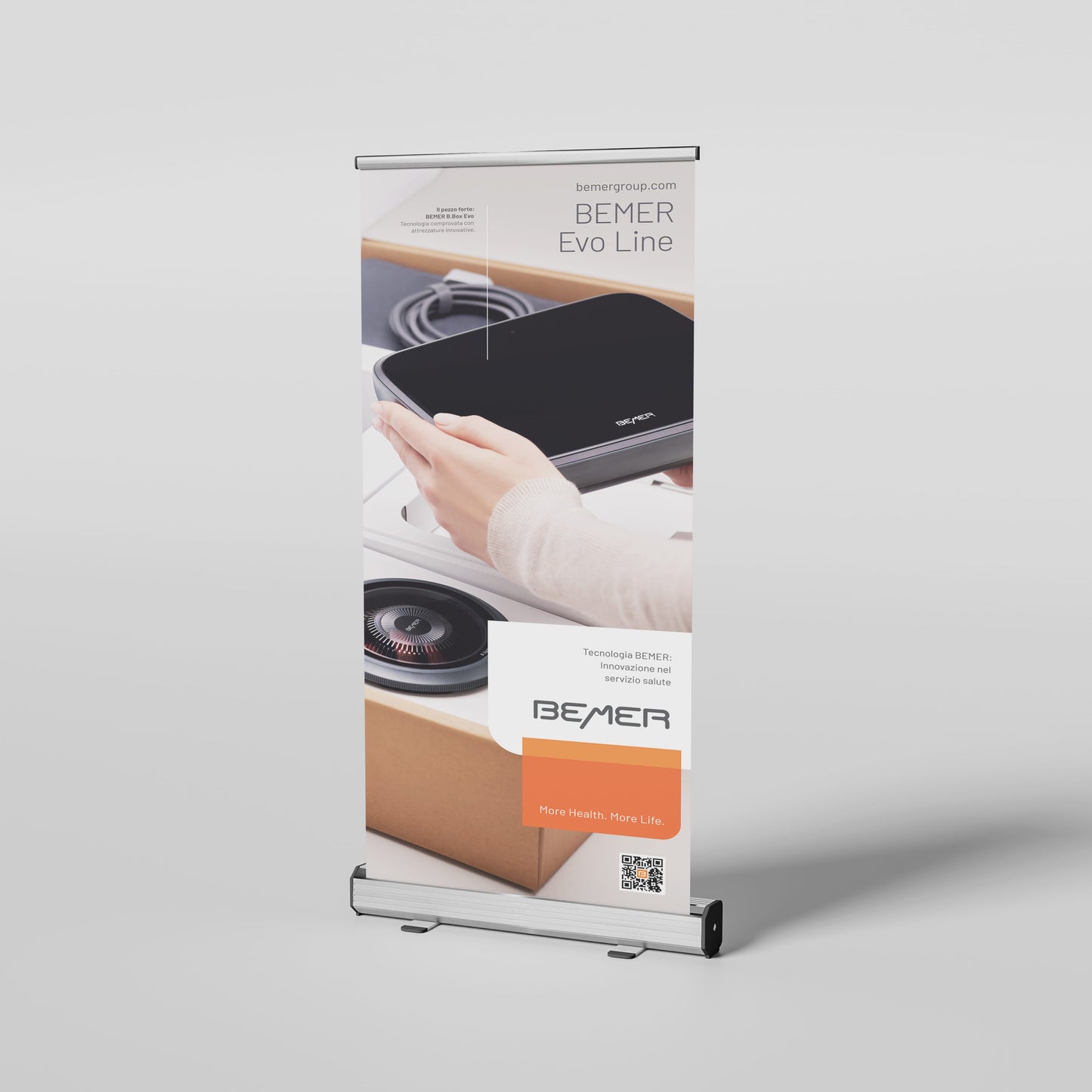 HUMAN // BEMER Evo Line Roll Up - Daten-Download
