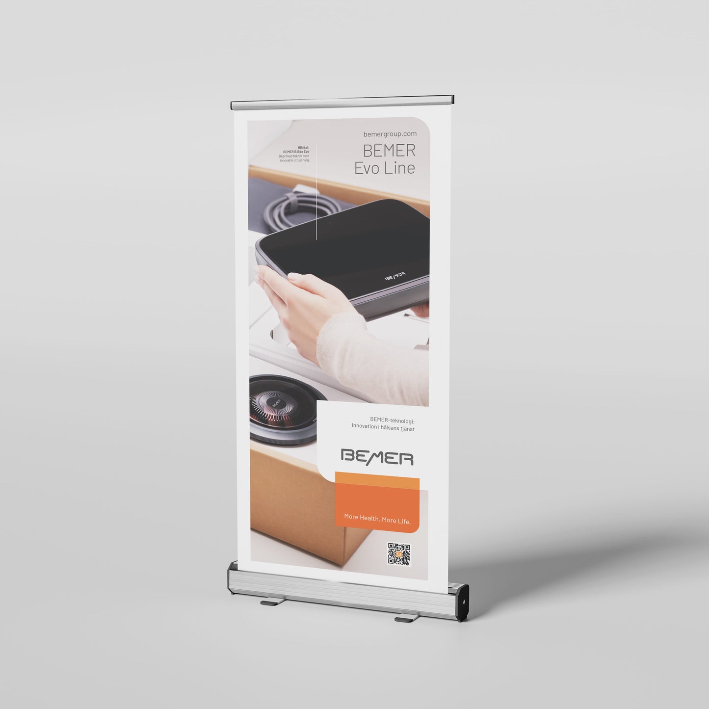 HUMAN // BEMER Evo Line Roll Up - Daten-Download