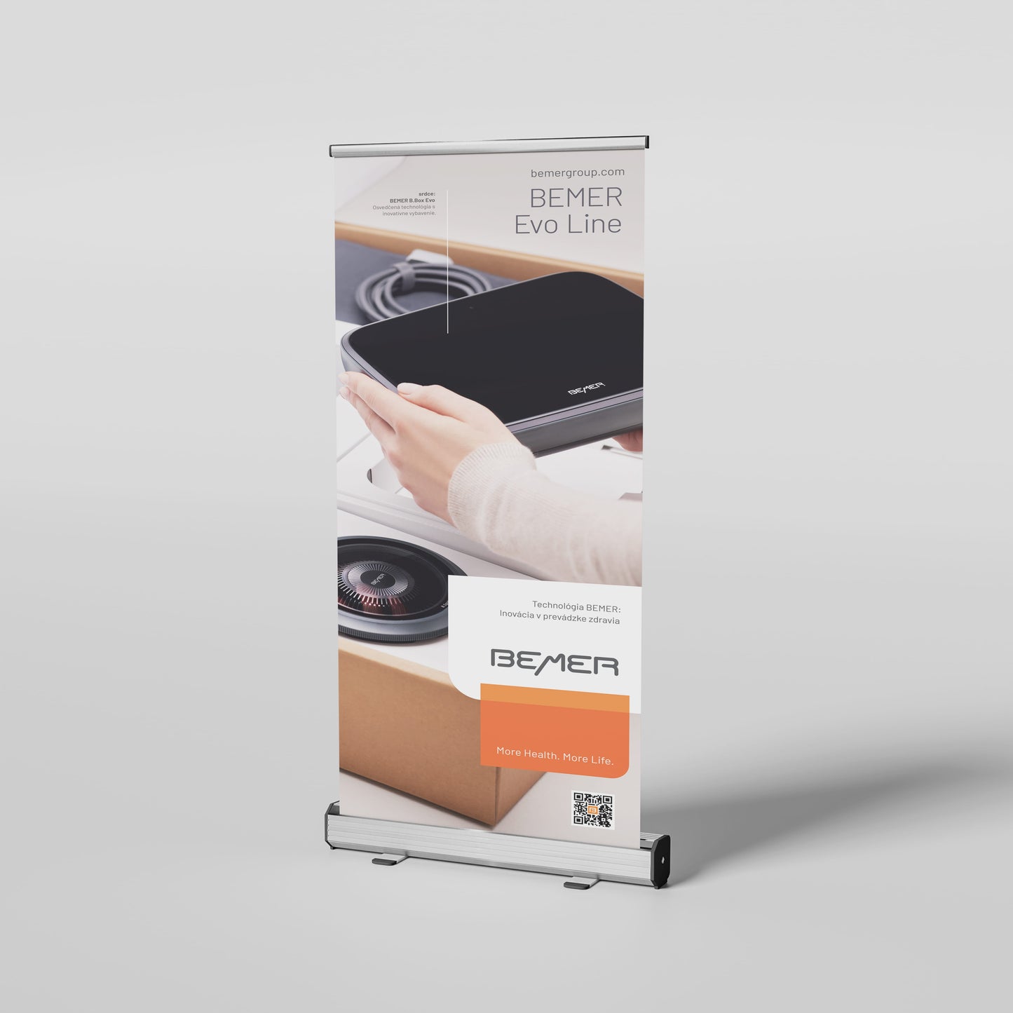 HUMAN // BEMER Evo Line Roll Up - Daten-Download