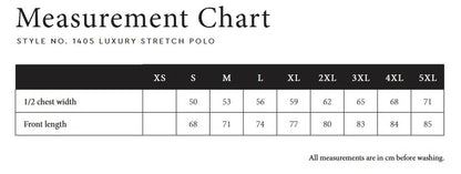 Mens Luxury Stretch Polo Dark Grey (Solid)